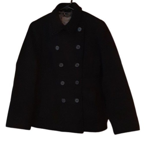 J. Crew Stadium Cloth Nello Gori Peacoat Wool Blend Double Breasted Jack… - Picture 1 of 10